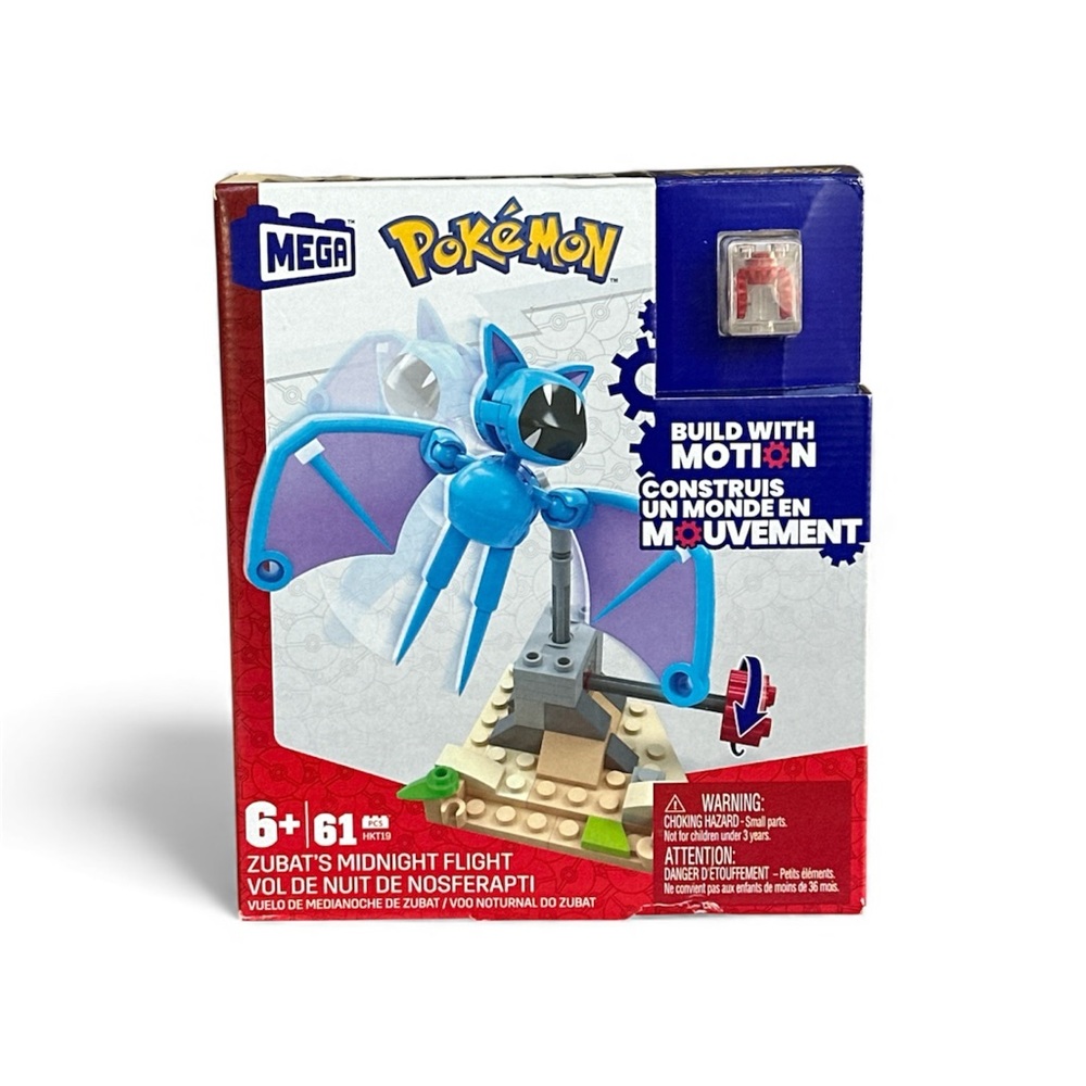 Pokémon Zubat's Midnight Flight Building Set - Blue